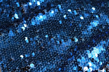 sequins blue and black for background