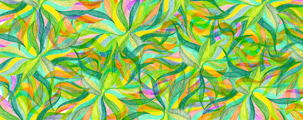 Abstract color pencil art draw background.