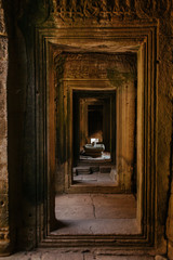 Angkor Wat Temple in Cambodia near Siem Reap city in Asia