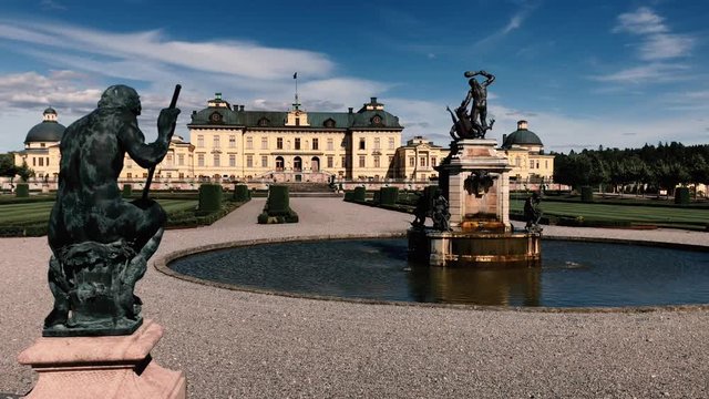 Drottningholm Palace in a Sunny Day - Stockholm Sweden