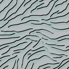 Full seamless tiger and zebra stripes animal skin pattern. Design for tiger colored textile fabric printing. Suitable for fashion use.