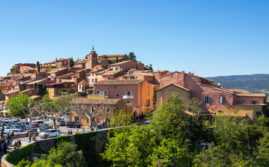 Fototapeta premium Village of Roussillon in the Provence