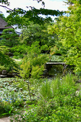 Fototapeta na wymiar Isuien Neiraku Garden, Nara Park, Nara, Honshu, Japan