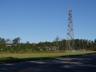 Old Fire Tower in landscape