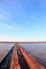 Obraz premium salt pond scenery