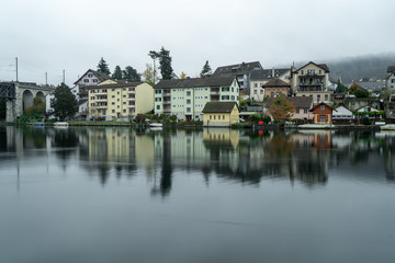 Fototapeta na wymiar Schaffhausen im Herbst Schweiz