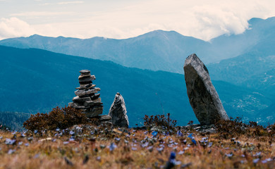 rocks and blue sky