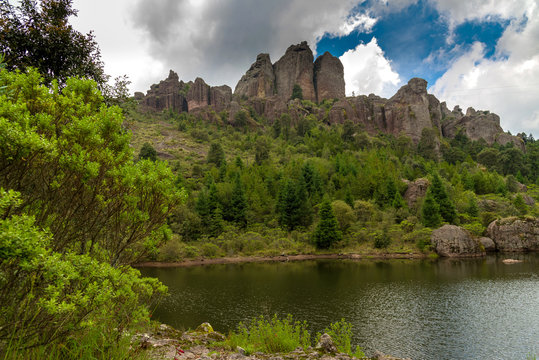 Lago del parque Diego mateo