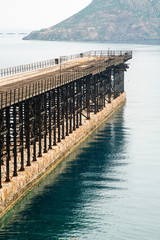 old ore pier in Aguilas