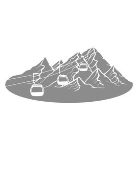 recommend clip art: clipart schnee berge seilbahn gondel winter urlaub ferien sport ski fahren schwebebahn transport sessellift gondelbahn kalt piste runter design cool