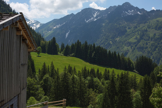Alpen bei Oberstdorf mit Panorama