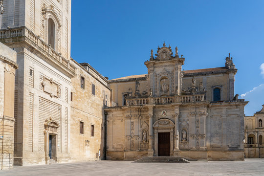 Lecce Cathedral, Piazza del Duomo, Campanile, Lecce, Apulia, Italy - May 2, 2019