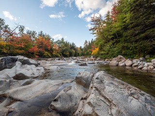 Autumn on the swift river