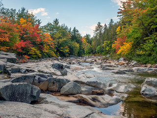 Autumn on the swift river