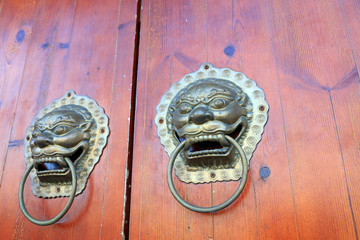 metal beast head knocker