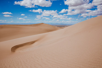 sand dunes in the desert