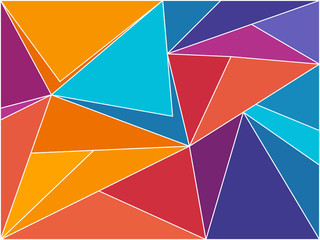 Abstract geometric background vector image	