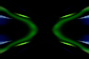 radial color pattern, closeup of photo