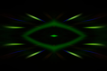 radial color pattern, closeup of photo