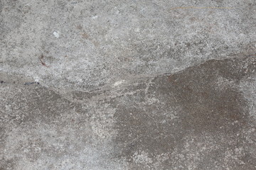 old concret pavement