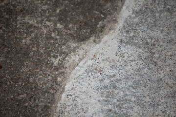 old concret pavement