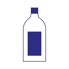 drink bottle icon, flat design