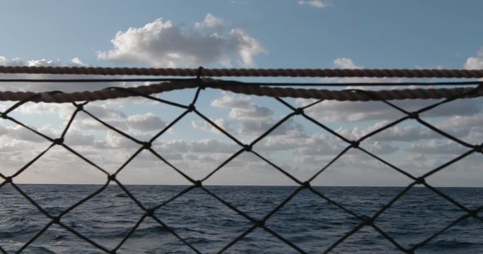 Vista desde la red de velero