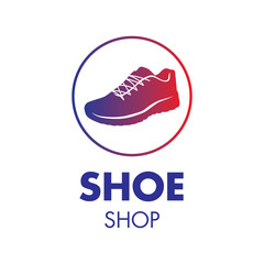 Vector logo for shoes and sneakers store
