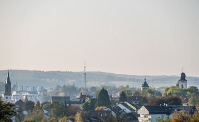 Stadtansicht auf die Melanchton Stadt Bretten