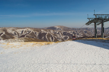 Genting Olympic resort, snowy mountain resort which will host skiing and snowboarding events for...