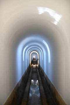 Inside the Aqueduct, Lisbon, Portugal