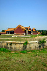 ancient Chinese traditional architectural style landscape, China