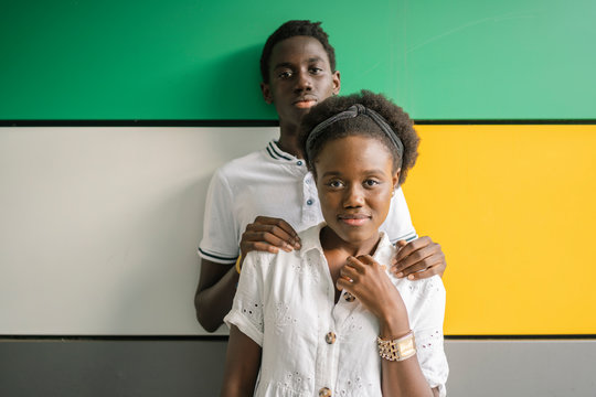 Portrait of young couple