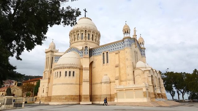 Cathedral Notre Dame d'Afrique in Algiers, capital city of Algeria