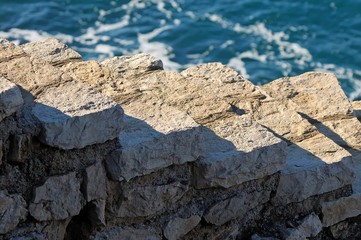 Stone staircase near the Mediterranean Sea