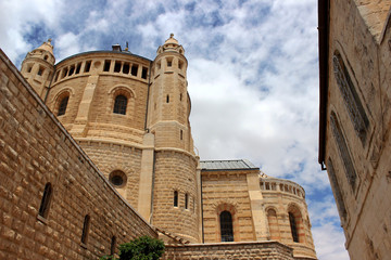 Fototapeta na wymiar Church of the Assumption of the Blessed Virgin Mary Jerusalem