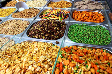 Dried vegetable market in Jerusalem.