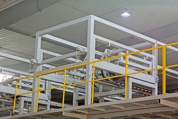 Mechanical equipment truss in the workshop