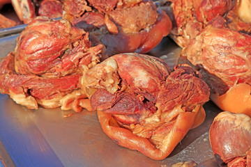 China's local snacks deli elbow