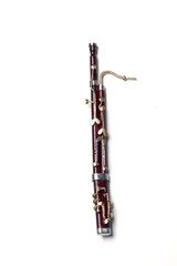 bassoon isolated on white background