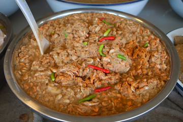 Salted (pickled) shrimp - thai traditional food