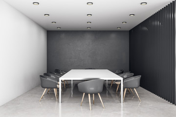 Modern conference room interior