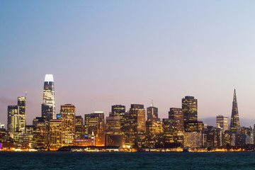 Naklejka premium Beautiful San Francisco wallpaper