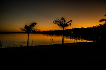 Obraz premium sunset on the beach