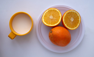 orange and juice
