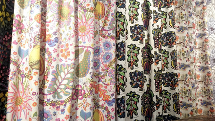 Colorful background of fabric