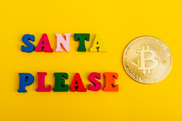 asking santa for money