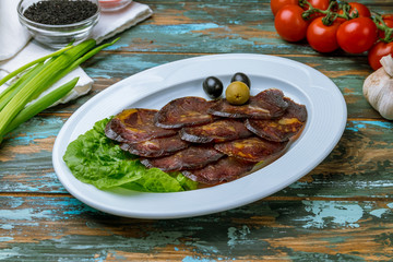 Sausage-Kazy made from horse meat