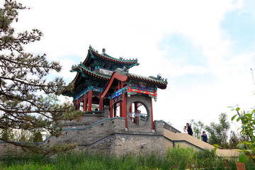 Traditional Chinese architectural scenery
