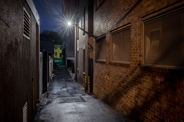 old back alley